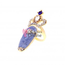 Inel metalic pentru decorarea ungiilor IMC03 cu cristale